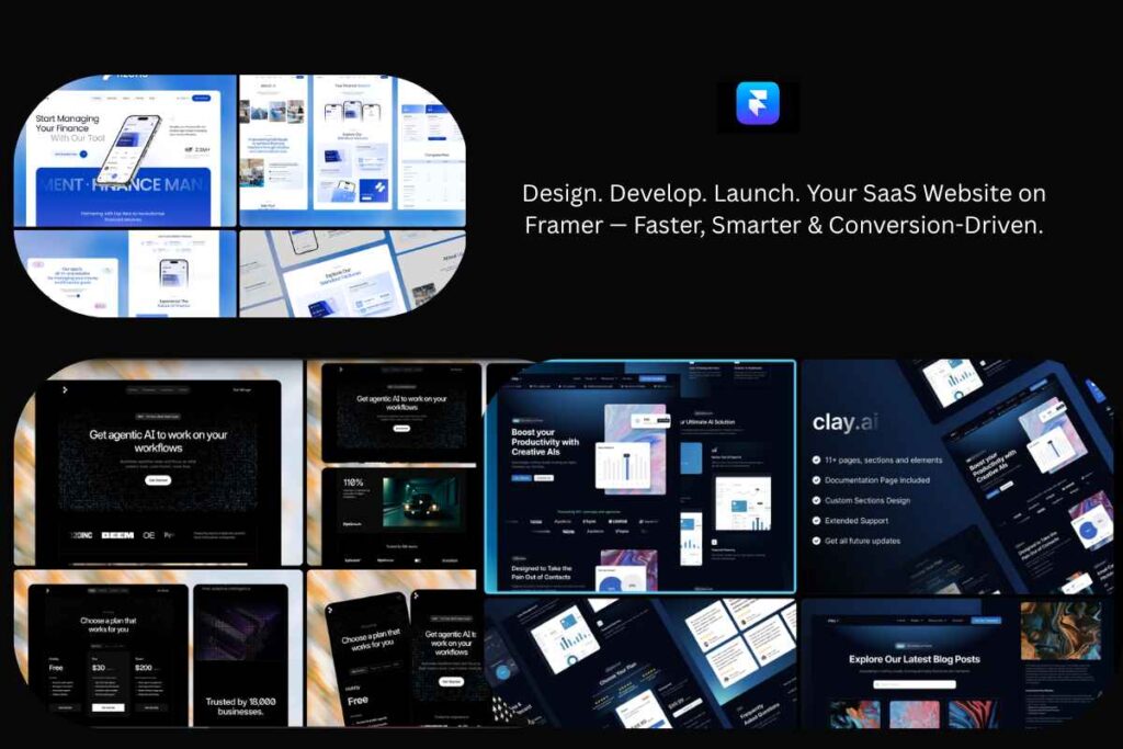 SaaS Website Development on Framer – Fast, Scalable, and SEO-Optimized Website Design for SaaS Startups